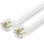 Cable de Teléfono Vention IQBWI 3m RJ11 6P4C Blanco Plano Conectores Chapados en Oro