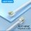 Cable Teléfono Vention IQBWJ 5m RJ11 6P4C Plano Blanco Chapado Oro