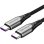 Cable USB-C Vention TAEHF 1m 5A 100W PD Transferencia 480Mbps Chapado en Oro Gris