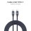 Cable USB-C Subblim Optimus 2m 60W PD Nylon Trenzado Aluminio 480Mbps Negro