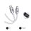 Cavo USB C SUBBLIM Optimus 60W 2m Nylon Transferimento 480Mbps Bianco Cavo USB C SUBBLIM Optimus 60W 2m Nylon Transferimento 480Mbps Bianco