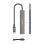 Hub USB AISENS A106-0540 4 Puertos USB 3.1 Gen1 USB-C 5Gbps Protección SobreCorriente Gris 15cm