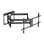 Soporte de Pared AISENS WT90TSLE-387 Giratorio Inclinable Nivelable 60kg 43-90" VESA 800x400