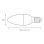 Ampoule LED Iglux XV-0514-C V2/ E14/ 5W/ 400 Lumens/ 3000K