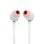 Auriculares JBL con cable USB-C, micrófono, Pure Bass, Hi-Res, blancos