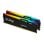 Memoria RAM Kingston 32GB DDR5 6000MHz FURY Beast RGB CL30 (2x16GB) Negro