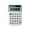 Calculadora Milan 40918BL 8 dígitos batería solar 3 teclas memoria blanco sobremesa