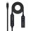 Cable USB-C Nanocable 10.01.1312 10m Prolongador USB 3.2 Gen1 con Amplificador Negro