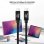 Cable USB Nanocable 10.01.5002 USB4 Gen3x2 40Gbps 240W USB-C/M-USB-C/M 1.8m Negro