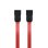 Cable datos SATA Nanocable 10.18.0101-OEM 0.5m Rojo Velocidad 3Gbps Macho/Macho RoHS
