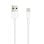 Cable Lightning Nanocable 10.10.0400 USB-A Macho - Lightning Macho 50 cm Blanco