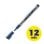 Rotulador para pizarra Bic Velleda 902087 azul punta redonda 1.5mm caja 12 unidades
