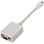 Convertitore Mini DisplayPort a VGA Aisens A125-0136 15cm Bianco