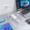 Cargador de Sobremesa AISENS ASCH-100W4P053-W GaN 100W 3xUSB-C PD/QC PPS 1xUSB-A QC3.0 Blanco