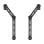 Soporte barra de sonido AISENS SPK03U-375 acero negro compatible VESA 15kg 493mm
