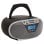Boombox Aiwa BBTU-400SL 6W Bluetooth v5.0 CD/MP3/FM PLL USB Extended Bass Plateado