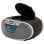 Boombox Aiwa BBTU-400SL 6W Bluetooth v5.0 CD/MP3/FM PLL USB Extended Bass Plateado