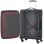 Maleta American Tourister Crosstrack 67cm Expandible 4 Ruedas TSA Gris Rojo