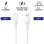 Câble USB-C Myway MWUSC0019 1m 3A Blanc