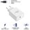 Wandladegerät Myway MWACC0018 45W USB Typ-C Power Delivery Wandladegerät