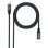 Cable USB-C Nanocable 10.01.4502-COMB 2m 20Gbps 100W/5A 4K/60Hz Negro