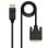 Adapterkabel Nanocable 10.15.4502 DisplayPort auf DVI 2m Vergoldet 24K Schwarz