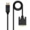 Cable conversor Nanocable 10.15.4502 DisplayPort a DVI 2m oro 24K negro