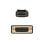 Adapterkabel Nanocable 10.15.4502 DisplayPort auf DVI 2m Vergoldet 24K Schwarz