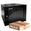 Armario mural Phasak PHO 2009D Rack 19" 9U 530x400 desmontado panel trasero extraíble cristal templado