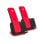 Teléfono Inalámbrico SPC Blade 7292RC2 DUO Rojo y Negro Agenda 50 Manos Libres Pantalla Iluminada