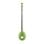 Cuchara para pasta Bra Prior A197009 Verde 330mm Acero Inoxidable/Nylon/Silicona