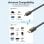 Cable Micro HDMI Vention AGIBI 3m 4K60Hz HDMI Macho-Micro HDMI Macho Chapado en Oro Negro