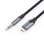 Câble audio Vention BDGBG MicroUSB vers Jack 3.5 mm 1,5 m noir