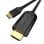 Cable HDMI Vention CGUBF USB-C a HDMI 4K@30Hz 1m Triple Blindaje Negro
