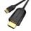 Vention CGUBF USB-C auf HDMI Kabel 4K@30Hz 1m Schwarz