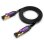 Cable de Red RJ45 Cat 7 Vention ICABI 3m Blindado 10Gbps Oro Negro