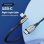 Câble USB 2.0 Vention TAKHD Type-C 5A 90° 100W 480Mbps 50cm Gris