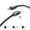 Cable USB C Subblim Optimus 60W 1m Nylon Trenzado, Aluminio, 480Mbps, Negro