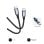 Cable SUBBLIM PLUS USB-C a USB-C 1m 100W Nylon Trenzado E-Marker Carga Rápida Negro