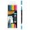 Rotulador Bic Intensity Dual Tip Pointe fine et pinceau 6 couleurs base eau