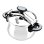 Panela de Pressão New Star BRA A185502 6L Aço Inoxidável Prata Indução Gas