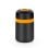 Termo para Alimentos Bra Enjoy Efficient A198101 500ml Aço Inoxidável Preto Laranja