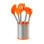 Pinza de Cocina Bra Efficient A195004 Nylon Silicona Naranja 28,5cm Mango Acero Inoxidable