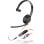 Auriculares Poly con cable USB-C y 3,5 mm micrófono negro para oficina y call center