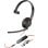 Auriculares Poly con cable USB-C y 3,5 mm micrófono negro para oficina y call center