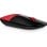 Ratón HP inalámbrico 1200 DPI ambidiestro rojo diseño elegante