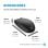 Mouse HP 235 wireless 1600 DPI compatto ambidestro nero