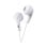 Auriculares JVC con cable, refuerzo de graves, neodimio, blancos, jack 3.5mm