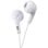 Auriculares JVC con cable, refuerzo de graves, neodimio, blancos, jack 3.5mm