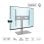 Soporte de mesa TM Electron TMSLC419 para TV 32-50" ajuste 3 alturas inclinación -25º/+25º 30kg cristal